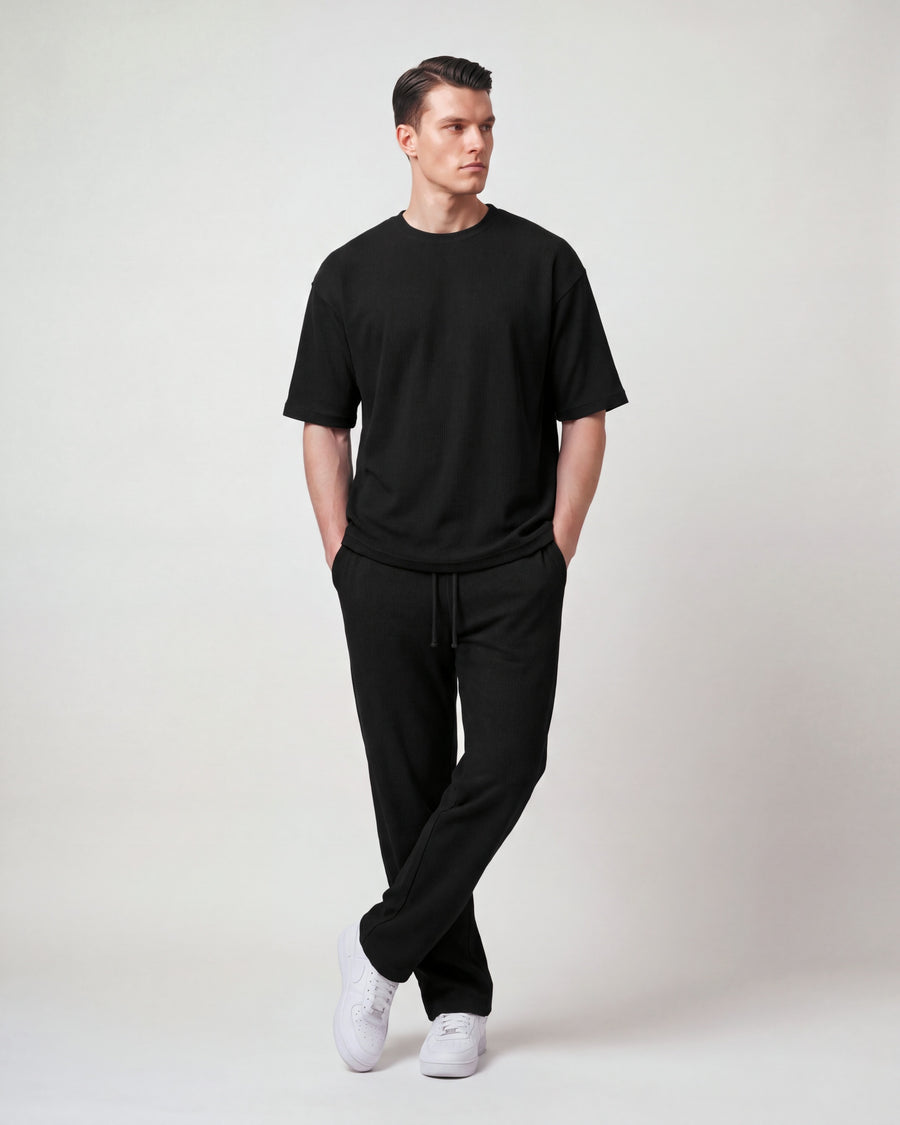 Stoic — Ribbed Set — Black